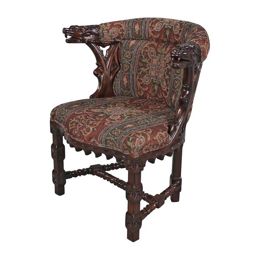 Design Toscano Kingsman Manor Dragon Chair