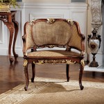 Design Toscano Louis Xv Rattan Chair