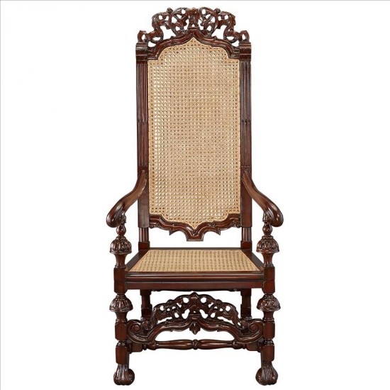 Design Toscano William And Mary Arm Chair