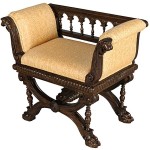 Design Toscano Double Griffon Colonnade Bench