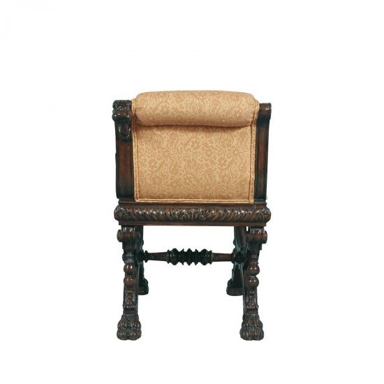 Design Toscano Double Griffon Colonnade Bench