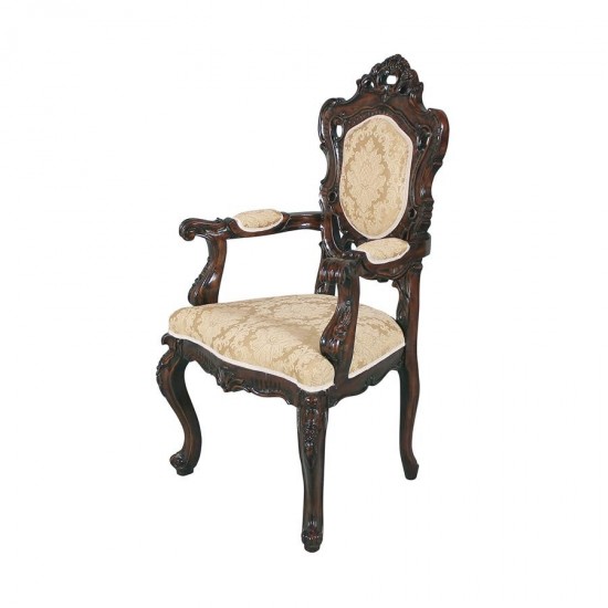 Design Toscano French Rococo Arm Chair