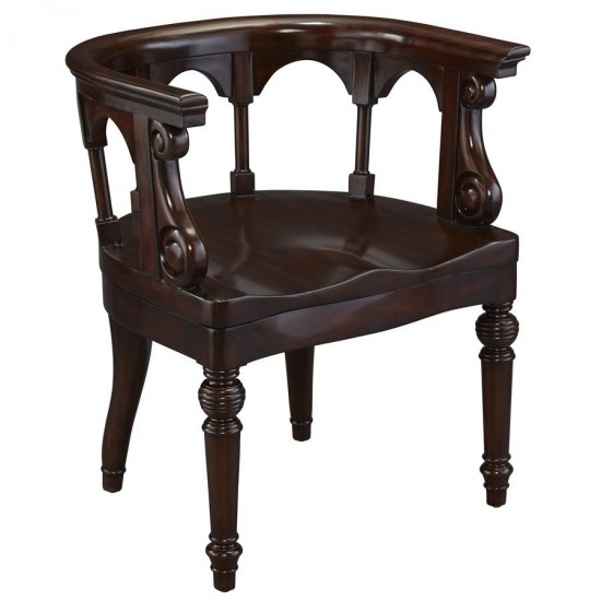 Design Toscano Prince Regent Captains Chair
