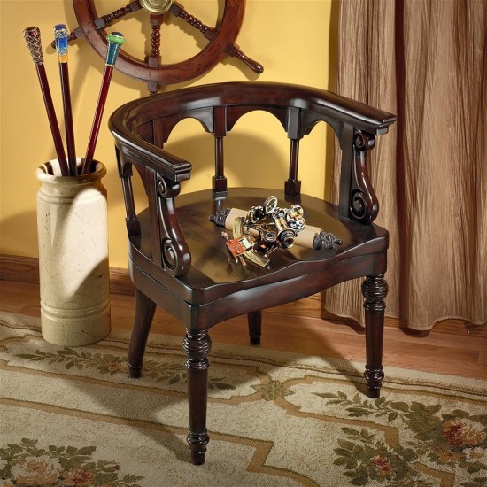 Design Toscano Prince Regent Captains Chair
