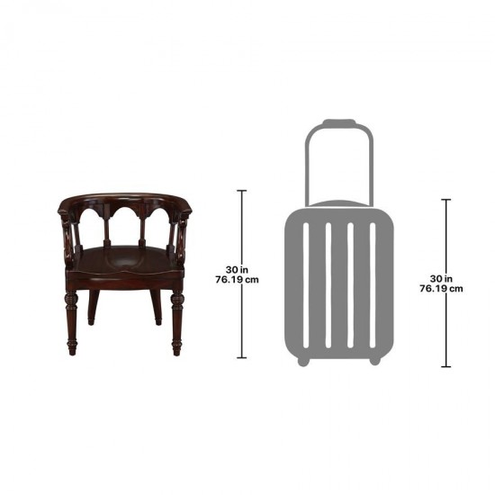 Design Toscano Prince Regent Captains Chair