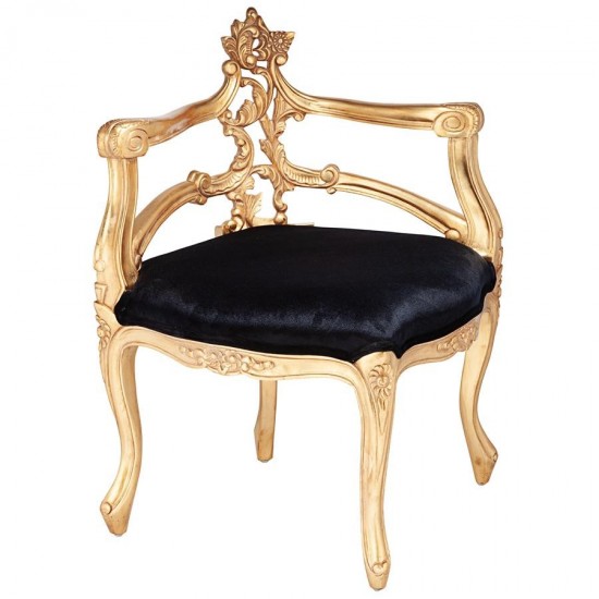 Design Toscano French Salon Corner Chair