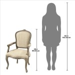 Design Toscano Carlisle Collection Open Armchair