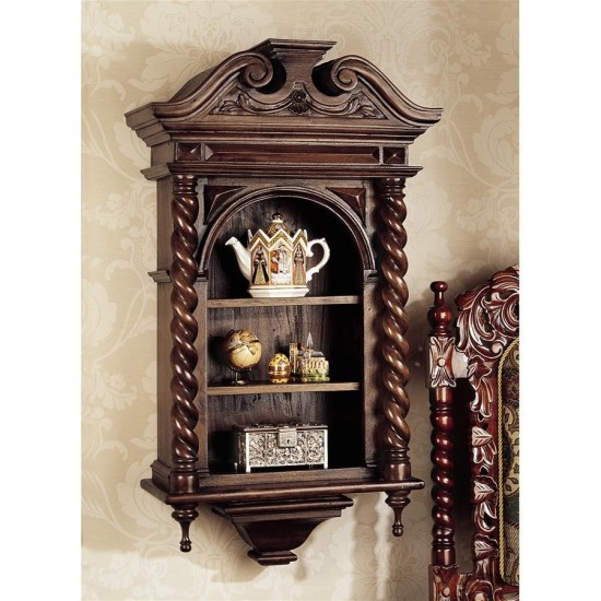 Design Toscano Charles Ii Wall Cabinet