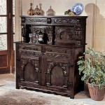 Design Toscano Jacobean Court Cupboard Buffet