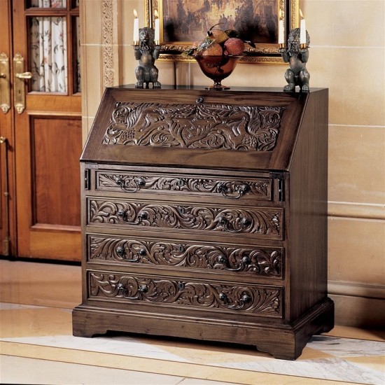 Design Toscano Unicorn Drop Front Desk