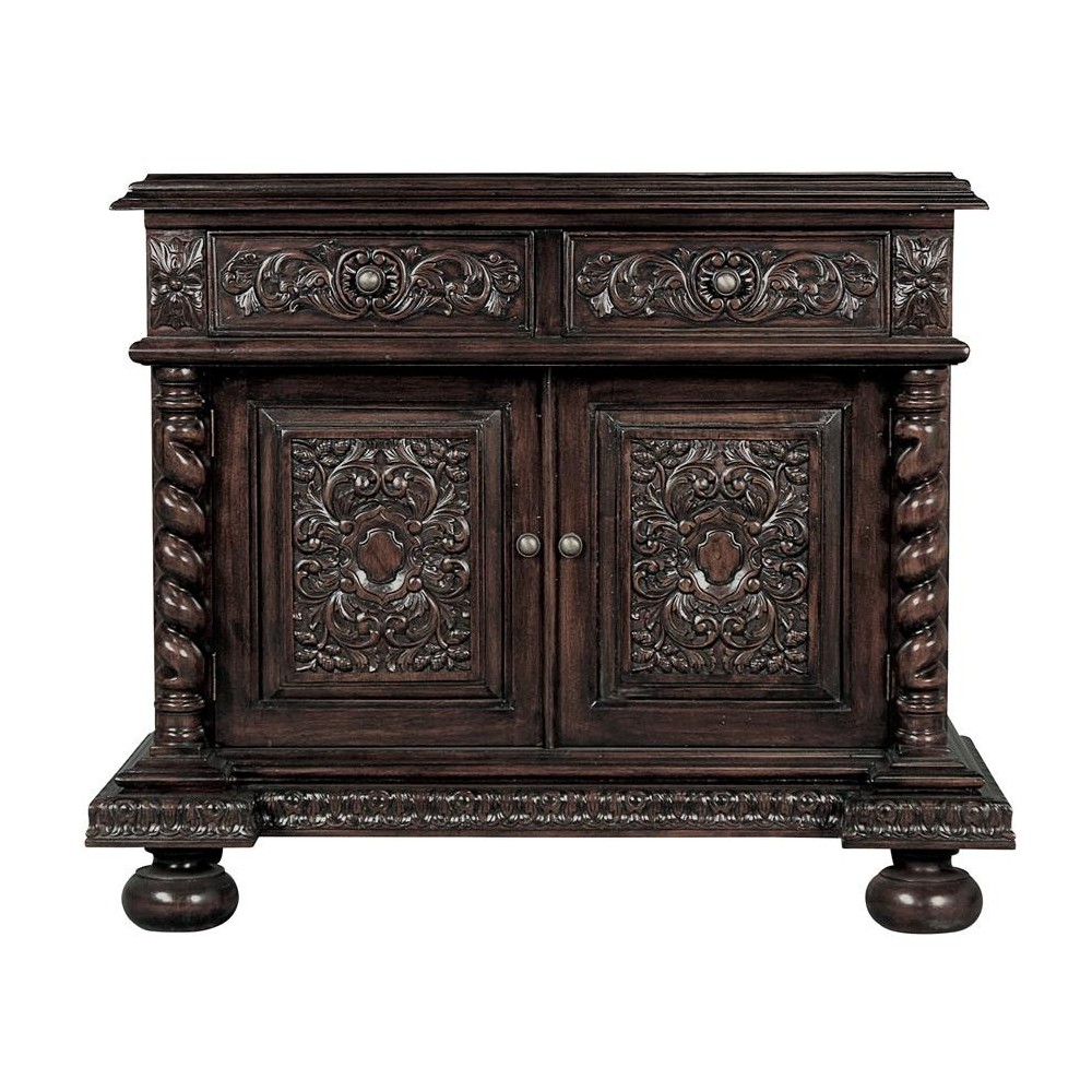 Design Toscano Acadia Barley Twist Gothic Buffet Design Toscano Acadia Barley Twist Gothic Buffet