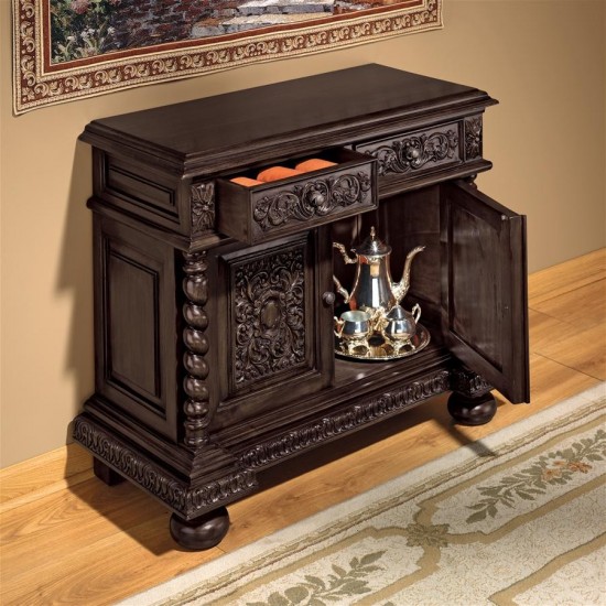 Design Toscano Acadia Barley Twist Gothic Buffet