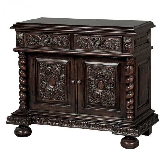 Design Toscano Acadia Barley Twist Gothic Buffet