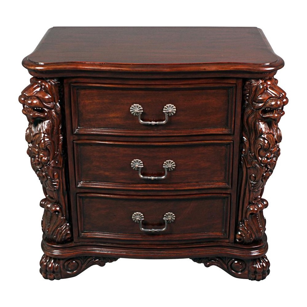 Design Toscano Lord Raffles Lion Occassional Table