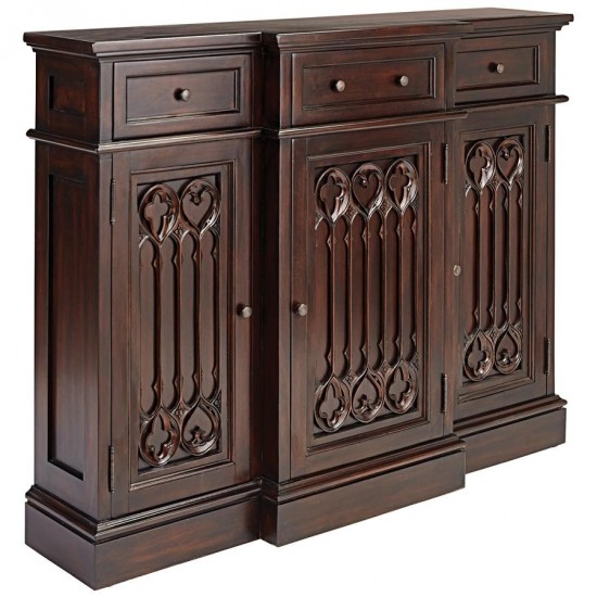 Design Toscano Canterbury Abbey Gothic Sideboard