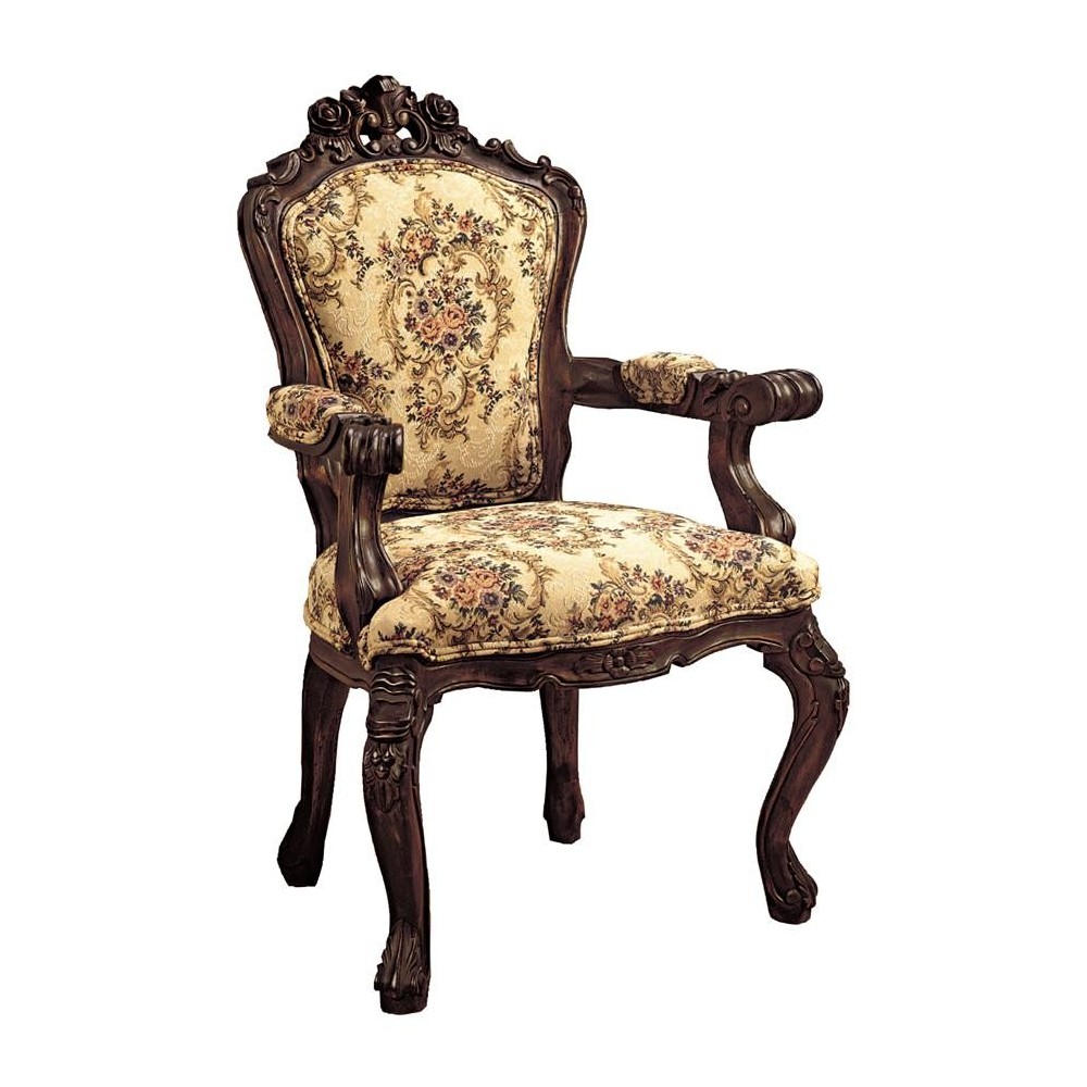 Design Toscano Carved Rocaille Chair