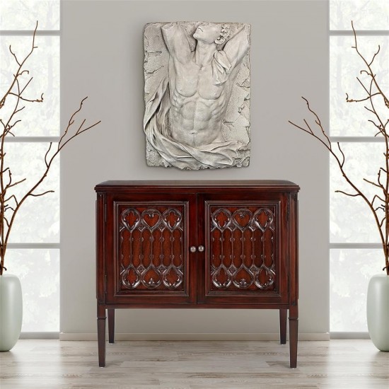 Design Toscano Canterbury Abbey Gothic Cabinet