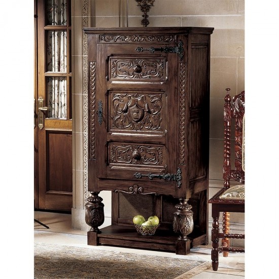 Design Toscano Coat Of Arms Gothic Revival Armoire