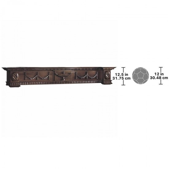 Design Toscano Dunbridge Soupiere Mantle Pediment