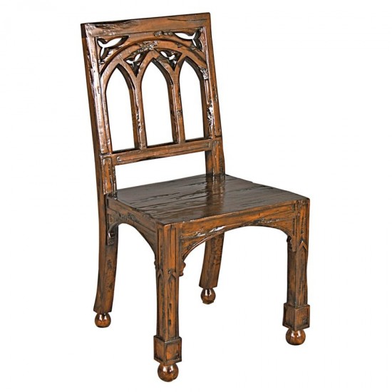 Design Toscano Gothic Revival Rectory Chair