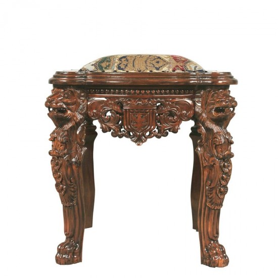 Design Toscano Lord Raffles Lion Leg Stool