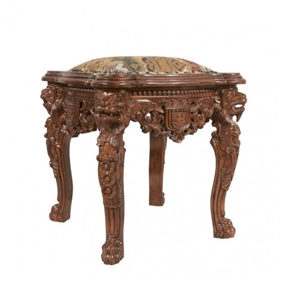 Design Toscano Lord Raffles Lion Leg Stool