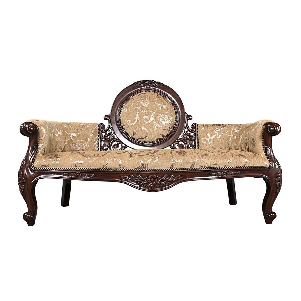 Design Toscano Victorian Cameo Backed Settee