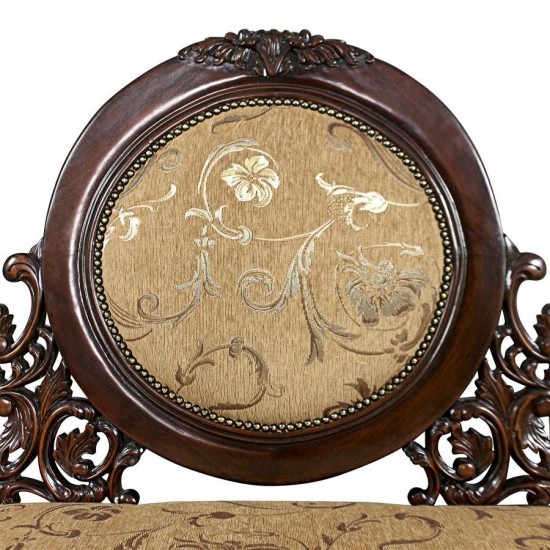 Design Toscano Victorian Cameo Backed Settee