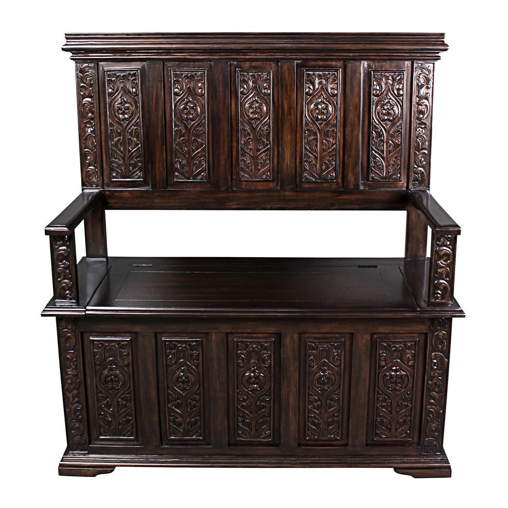 Design Toscano York Monastery Gothic Bench