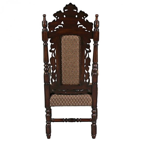 Design Toscano Grand Occasion Heraldic Arm Chair