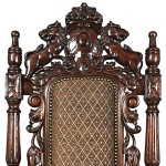 Design Toscano Grand Occasion Heraldic Arm Chair
