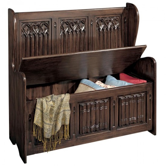 Design Toscano Kylemore Abbey Gothic Bench