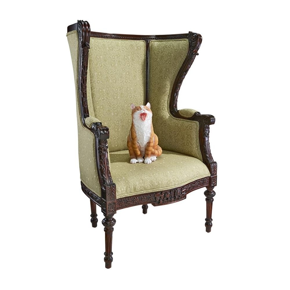 Design Toscano Louis Xvi Wingback Armchair