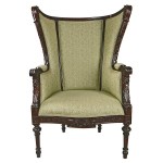 Design Toscano Louis Xvi Wingback Armchair