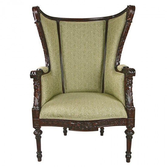 Design Toscano Louis Xvi Wingback Armchair