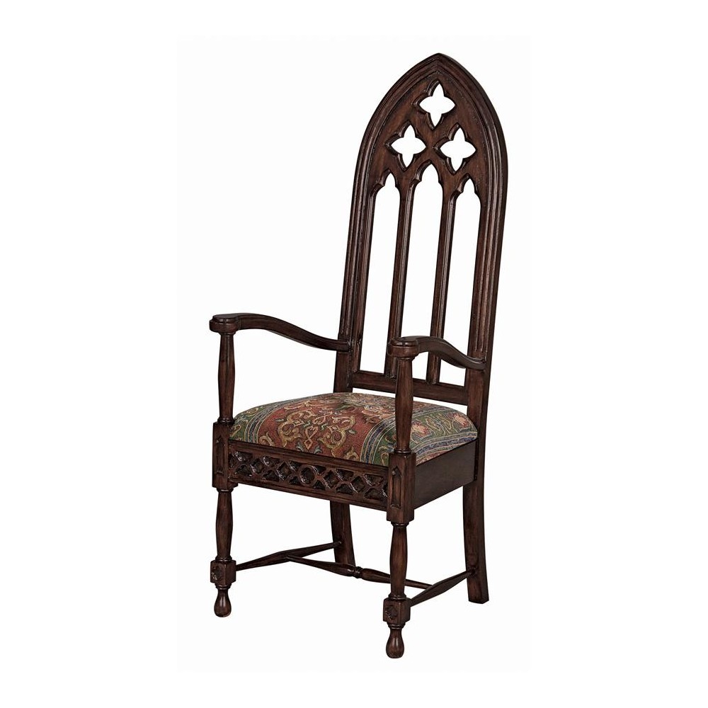 Design Toscano Viollet Le Duc Gothic Arm Chair