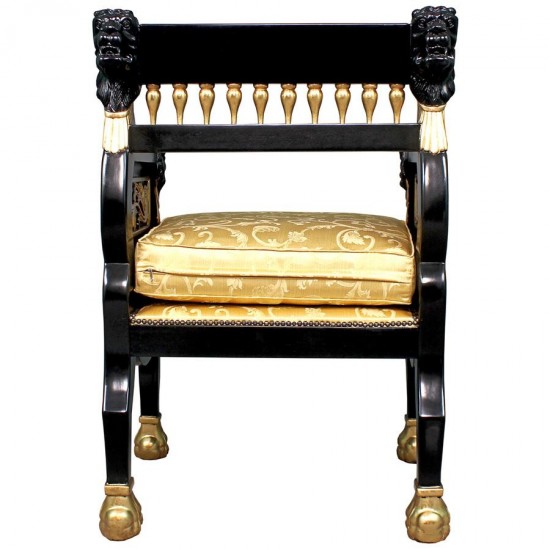 Design Toscano Caesars Royal Lions Chair