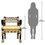 Design Toscano Caesars Royal Lions Chair