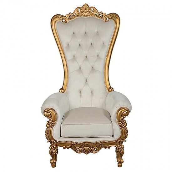 Design Toscano Contessa Baroque Throne Chair