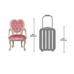 Design Toscano Sweetheart Victorian Arm Chair