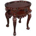 Design Toscano Lord Raffles Lion Tea Table