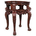 Design Toscano Lord Raffles Lion Tea Table