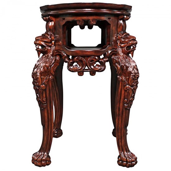 Design Toscano Lord Raffles Lion Tea Table