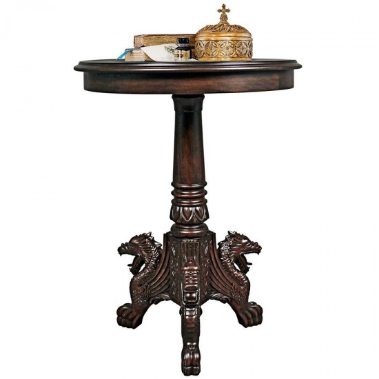 Design Toscano Heraldic Lion Accent Table