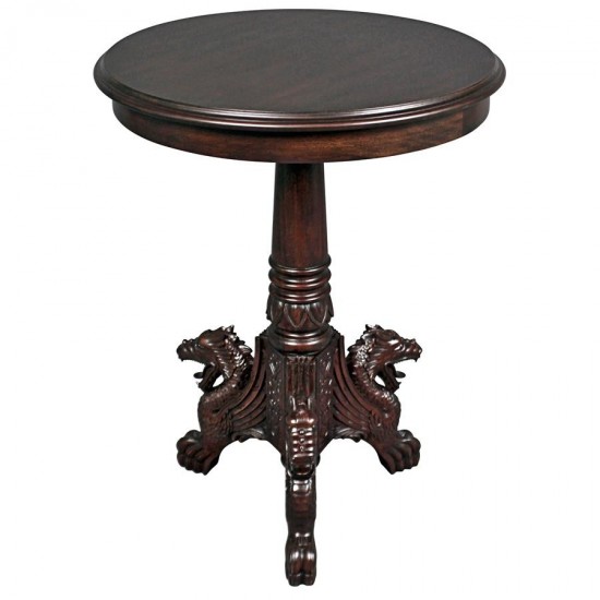 Design Toscano Heraldic Lion Accent Table