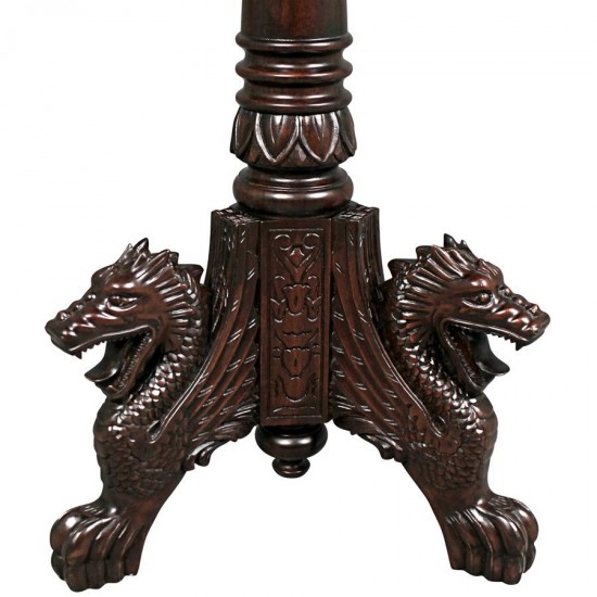 Design Toscano Heraldic Lion Accent Table