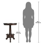 Design Toscano Heraldic Lion Accent Table