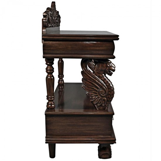 Design Toscano Lord Raffles Lion Buffet Table