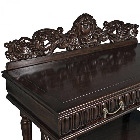 Design Toscano Lord Raffles Lion Buffet Table
