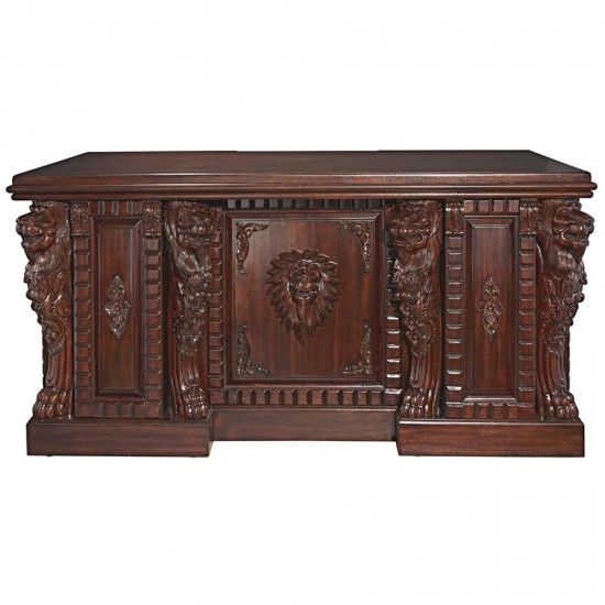 Design Toscano Lord Raffles Lion Executive Desk